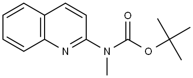 1,1-Dimethylethyl N-methyl-N-2-quinolinylcarbamate Structure