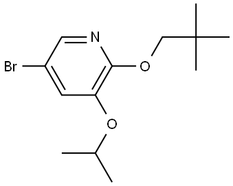 5-Bromo-2-(2,2-dimethylpropoxy)-3-(1-methylethoxy)pyridine Structure