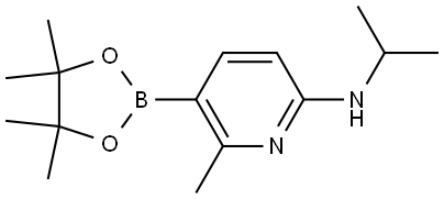 6-Methyl-N-(1-methylethyl)-5-(4,4,5,5-tetramethyl-1,3,2-dioxaborolan-2-yl)-2-... Structure