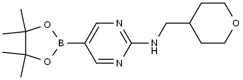 N-[(Tetrahydro-2H-pyran-4-yl)methyl]-5-(4,4,5,5-tetramethyl-1,3,2-dioxaborola... Structure