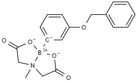 3-Benzyloxyphenylboronic  acid  MIDA  ester Structure