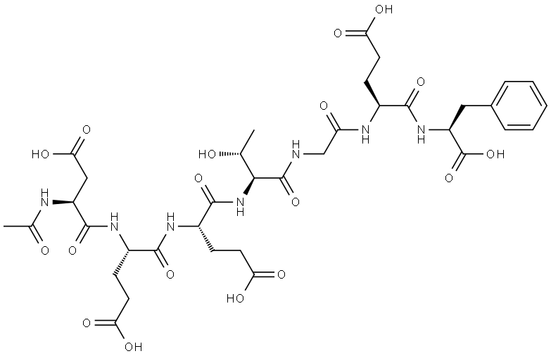 Acetyl SH-HEPTAPEPTIDE-1 Structure