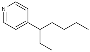 4-(1-Ethylpentyl)pyridine Structure