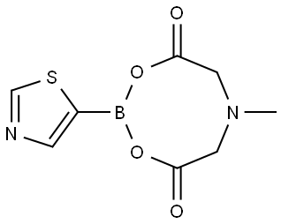 5-Thiazole boronic acid MIDA ester Structure