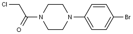 1-[4-(4-Bromophenyl)-1-piperazinyl]-2-chloroethanone Structure