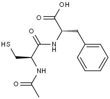 L-Phenylalanine, N-acetyl-L-cysteinyl- Structure