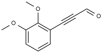 3-(2,3-Dimethoxyphenyl)-2-propynal Structure