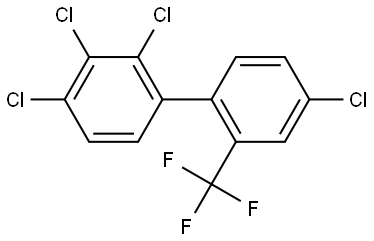 2,3,4,4'-Tetrachloro-2'-(trifluoromethyl)-1,1'-biphenyl Structure