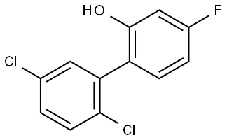 2',5'-Dichloro-4-fluoro[1,1'-biphenyl]-2-ol Structure