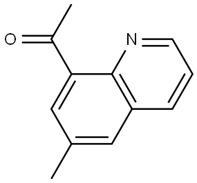 1-(6-Methyl-8-quinolinyl)ethanone 구조식 이미지