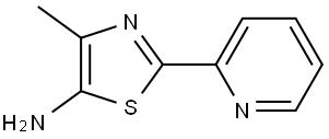 4-methyl-2-(pyridin-2-yl)thiazol-5-amine Structure