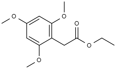 Ethyl 2,4,6-trimethoxybenzeneacetate Structure