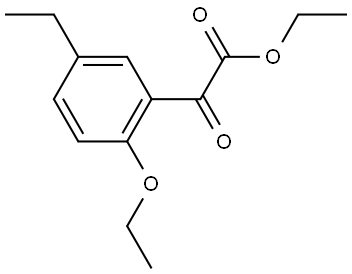 ethyl 2-(2-ethoxy-5-ethylphenyl)-2-oxoacetate Structure