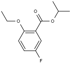 isopropyl 2-ethoxy-5-fluorobenzoate Structure