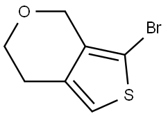 3-Bromo-6,7-dihydro-4H-thieno[3,4-c]pyran Structure