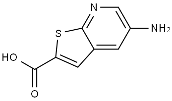 5-aminothieno[2,3-b]pyridine-2-carboxylic acid Structure