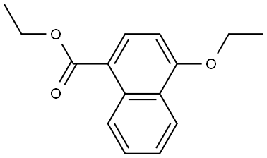 Ethyl 4-ethoxy-1-naphthalenecarboxylate Structure