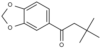 1-(1,3-Benzodioxol-5-yl)-3,3-dimethyl-1-butanone Structure