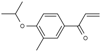 1-[3-Methyl-4-(1-methylethoxy)phenyl]-2-propen-1-one Structure