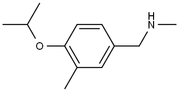 N,3-Dimethyl-4-(1-methylethoxy)benzenemethanamine Structure