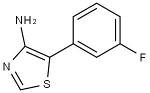 4-Amino-5-(3-fluorophenyl)thiazole Structure