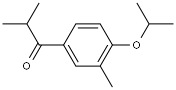 2-Methyl-1-[3-methyl-4-(1-methylethoxy)phenyl]-1-propanone Structure