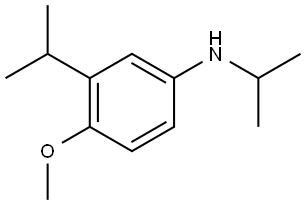 4-Methoxy-N,3-bis(1-methylethyl)benzenamine Structure