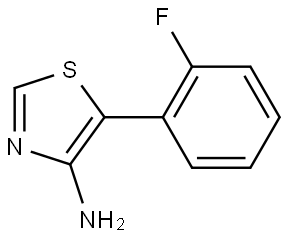 4-Amino-5-(2-fluorophenyl)thiazole Structure