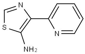 5-Amino-4-(2-pyridyl)thiazole Structure