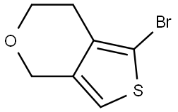 1-Bromo-6,7-dihydro-4H-thieno[3,4-c]pyran Structure