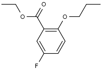 ethyl 5-fluoro-2-propoxybenzoate Structure