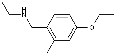 4-Ethoxy-N-ethyl-2-methylbenzenemethanamine Structure