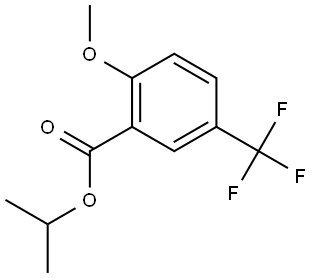 1-Methylethyl 2-methoxy-5-(trifluoromethyl)benzoate Structure