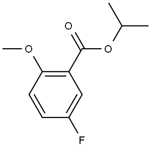 isopropyl 5-fluoro-2-methoxybenzoate Structure