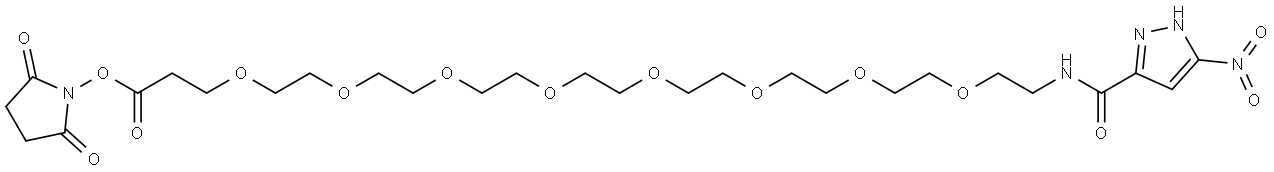 NP-PEG8-NHS ester Structure