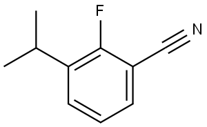 2-Fluoro-3-(1-methylethyl)benzonitrile Structure