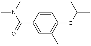 N,N,3-Trimethyl-4-(1-methylethoxy)benzamide Structure