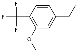 4-Ethyl-2-methoxy-1-(trifluoromethyl)benzene Structure