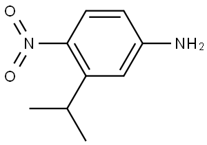 Benzenamine, 3-(1-methylethyl)-4-nitro- Structure