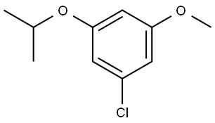 1-chloro-3-isopropoxy-5-methoxybenzene Structure