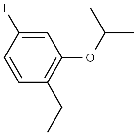 1-ethyl-4-iodo-2-isopropoxybenzene Structure