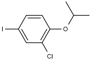 2-chloro-4-iodo-1-isopropoxybenzene Structure