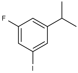 1-fluoro-3-iodo-5-isopropylbenzene Structure