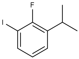 2-Fluoro-1-iodo-3-(1-methylethyl)benzene Structure