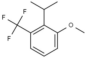 1-Methoxy-2-(1-methylethyl)-3-(trifluoromethyl)benzene Structure