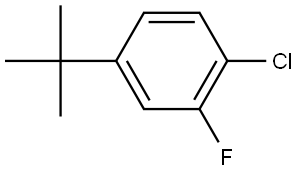4-(tert-butyl)-1-chloro-2-fluorobenzene Structure