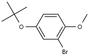 2-Bromo-4-(tert-butoxy)-1-methoxybenzene Structure