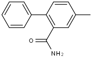 4-Methylbiphenyl-2-carboxamide Structure