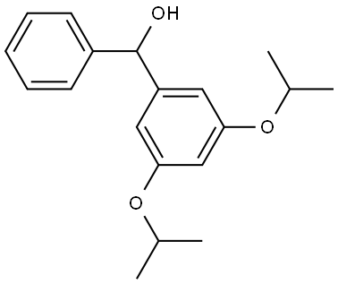 (3,5-diisopropoxyphenyl)(phenyl)methanol Structure