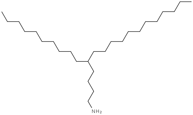 5-decylheptadecan-1-amine Structure